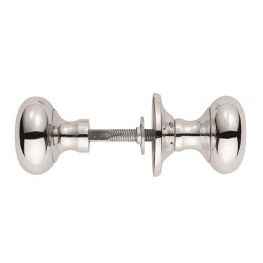 Carlisle Brass Victorian Unsprung Rim Knobset Chrome Plated