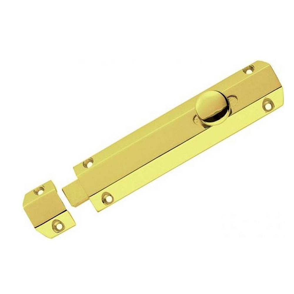 Carlisle Brass Surface Bolt 152mm Polished Brass
