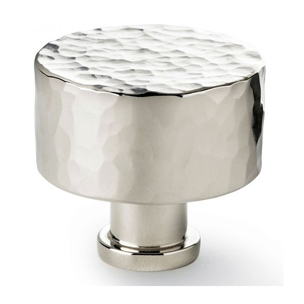 Carlisle Brass Alexander & Wilks Leila Hammered Knob 35mm Polished Nickel