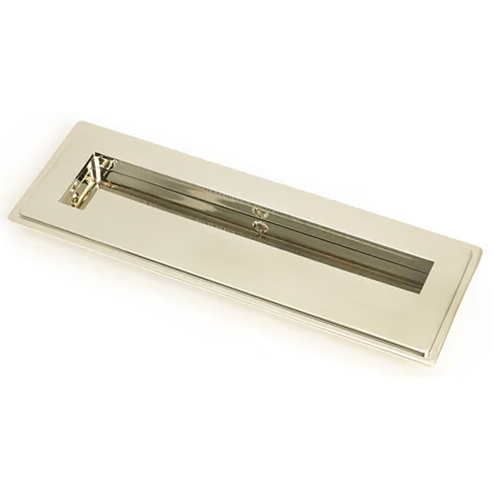 From The Anvil Art Deco Rectangular Pull 175mm Polished Nickel