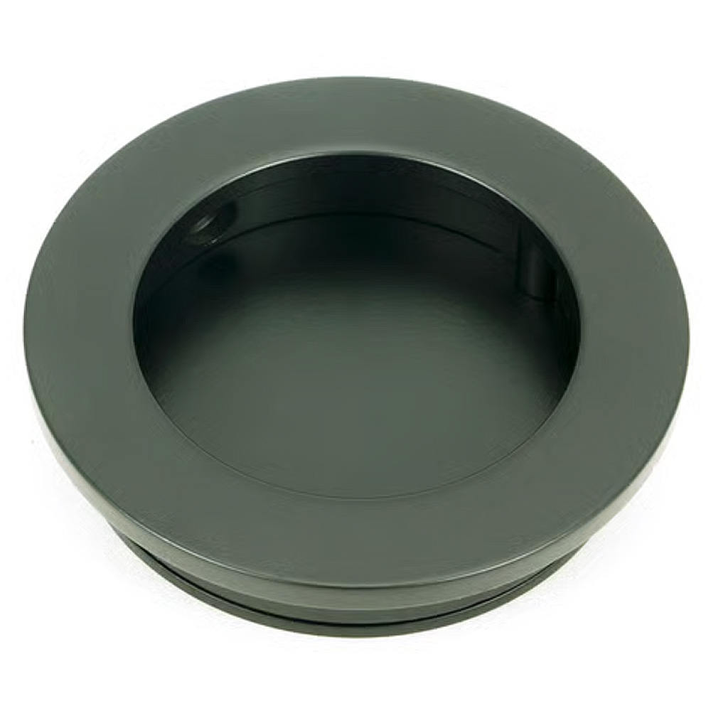 From The Anvil Plain Round Pull 75mm Matt Black
