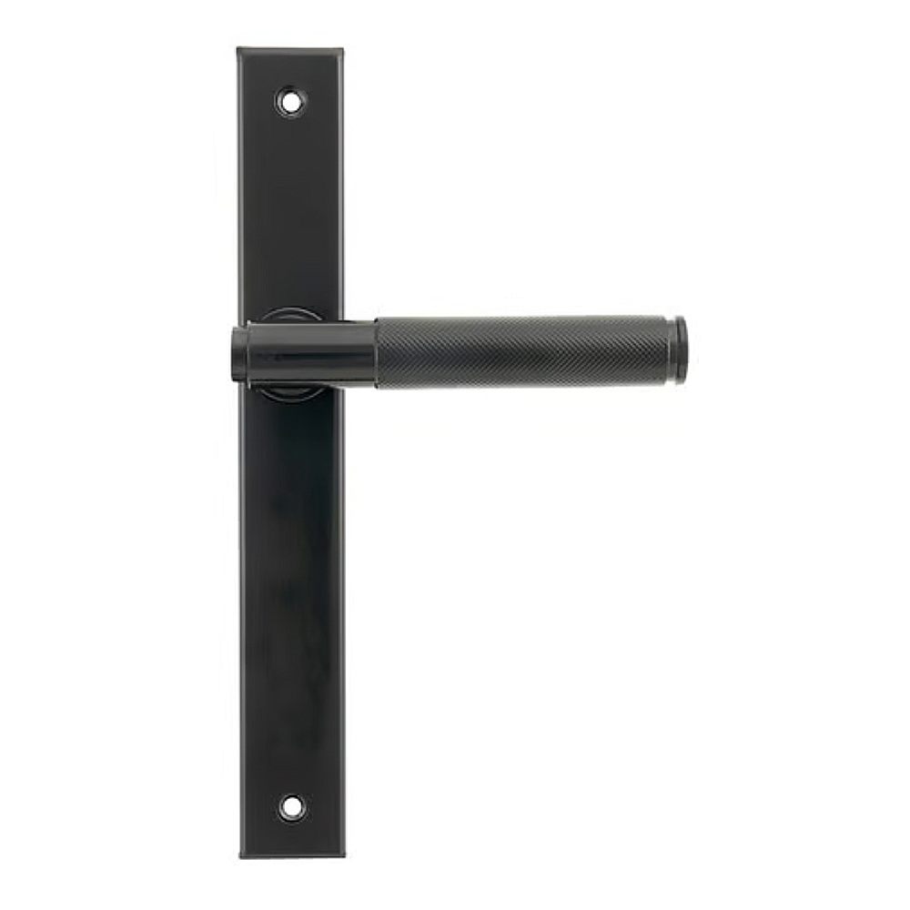 From The Anvil Brompton Slimline Lever Espag Latch Set Black
