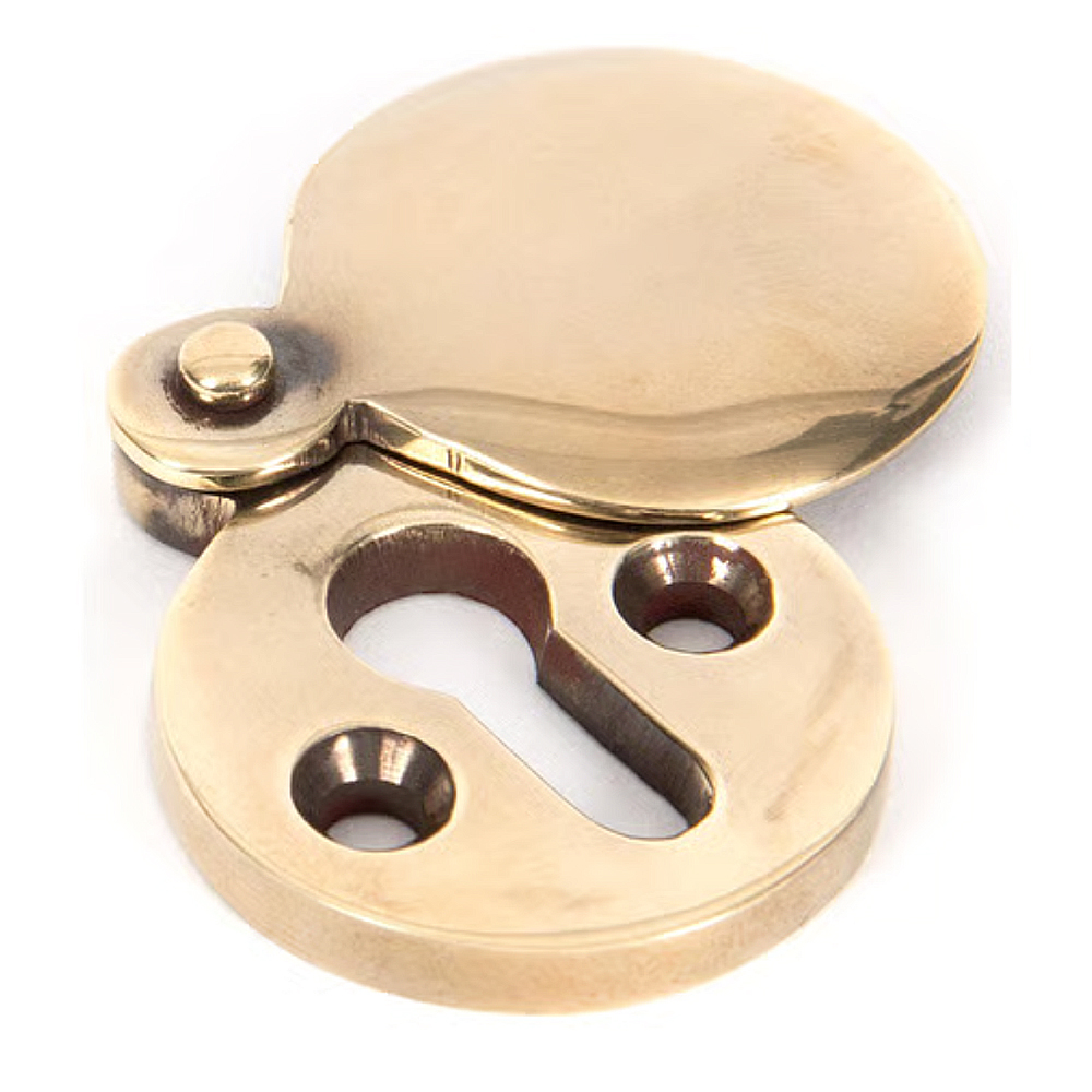 From The Anvil 30mm Round Escutcheon Aged Brass