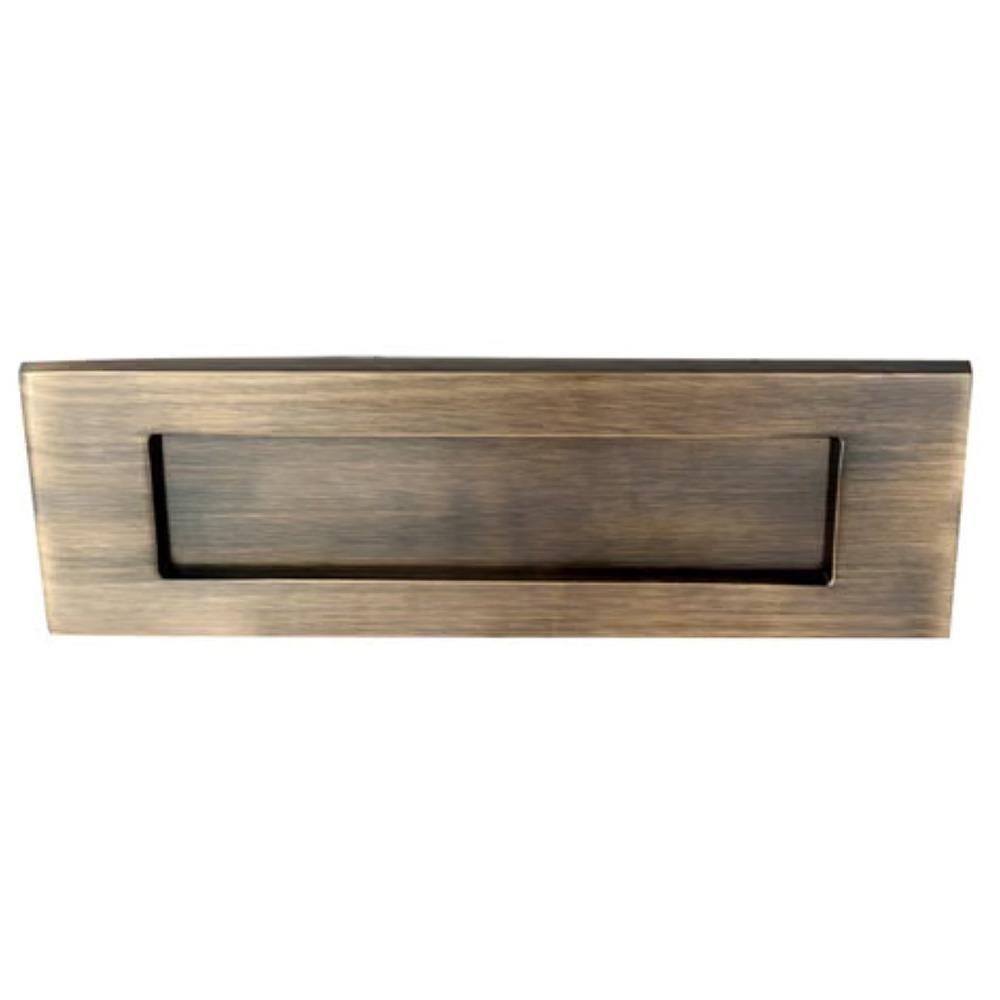 Carlisle Brass Victorian Plain Letter Plate Florentine Bronze