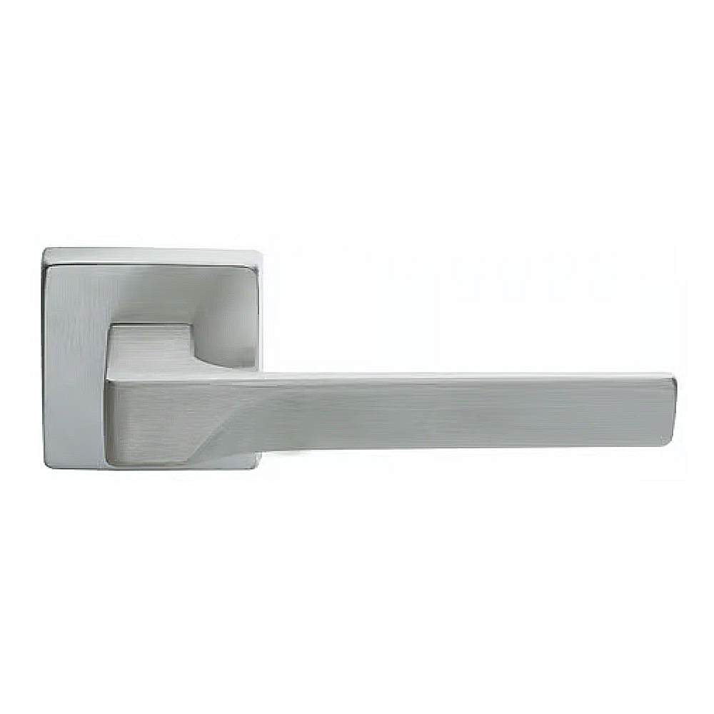 Carlisle Brass Manital Flash Lever on Square Rose Satin Chrome