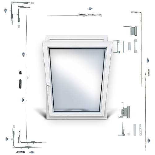 SI Titan Surface System - Height 2001-2400mm, Width 230-450mm 7mm Backset 13mm Eurogroove Left Hand SPECIAL ORDER