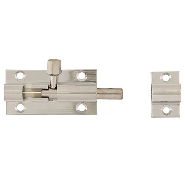 TSS Standard Duty Straight Barrel Bolt Chrome Plated 50mm
